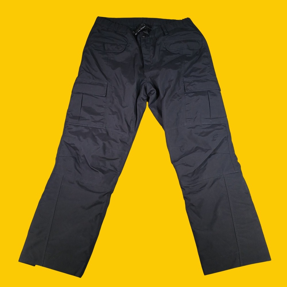 Duluth Whaleback Pants Mens M x 32 Workwear Cargo Insulated Waterproof Black
